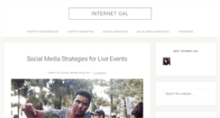 Desktop Screenshot of internetgal.com
